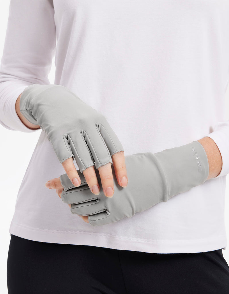 Sun Protection Fingerless Driving Gloves