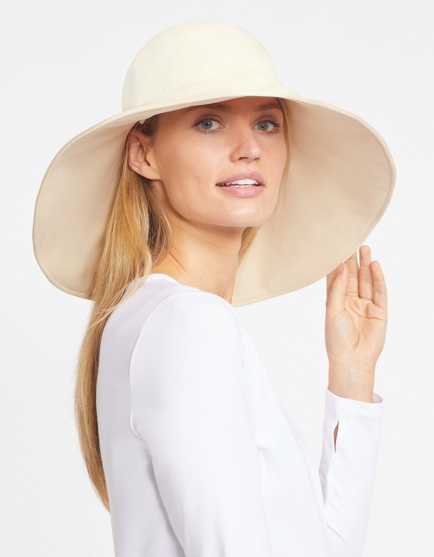 Ladies wide brim hats uk on sale