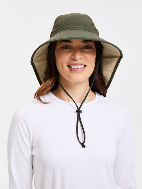 Women's Sun Hats with Neck Flap