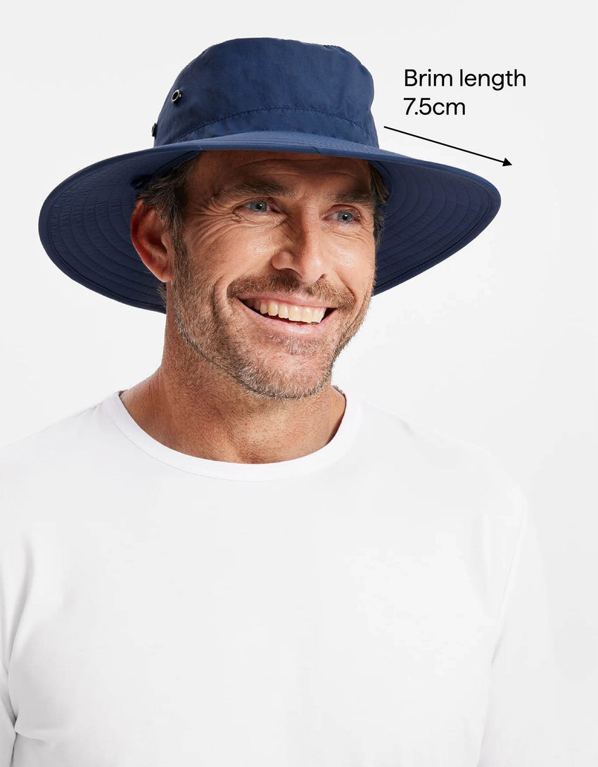 UPF 50+ Sun Protective Broad Brim Sun Hat For Men | Solbari