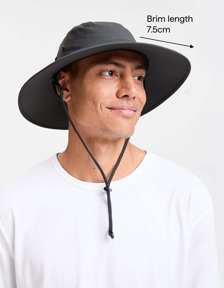 UPF 50+ Sun Protective Broad Brim Sun Hat For Men | Solbari