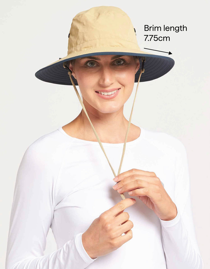 UPF 50+ Sun Protective Broad Brim Sun Hat For Women | Solbari