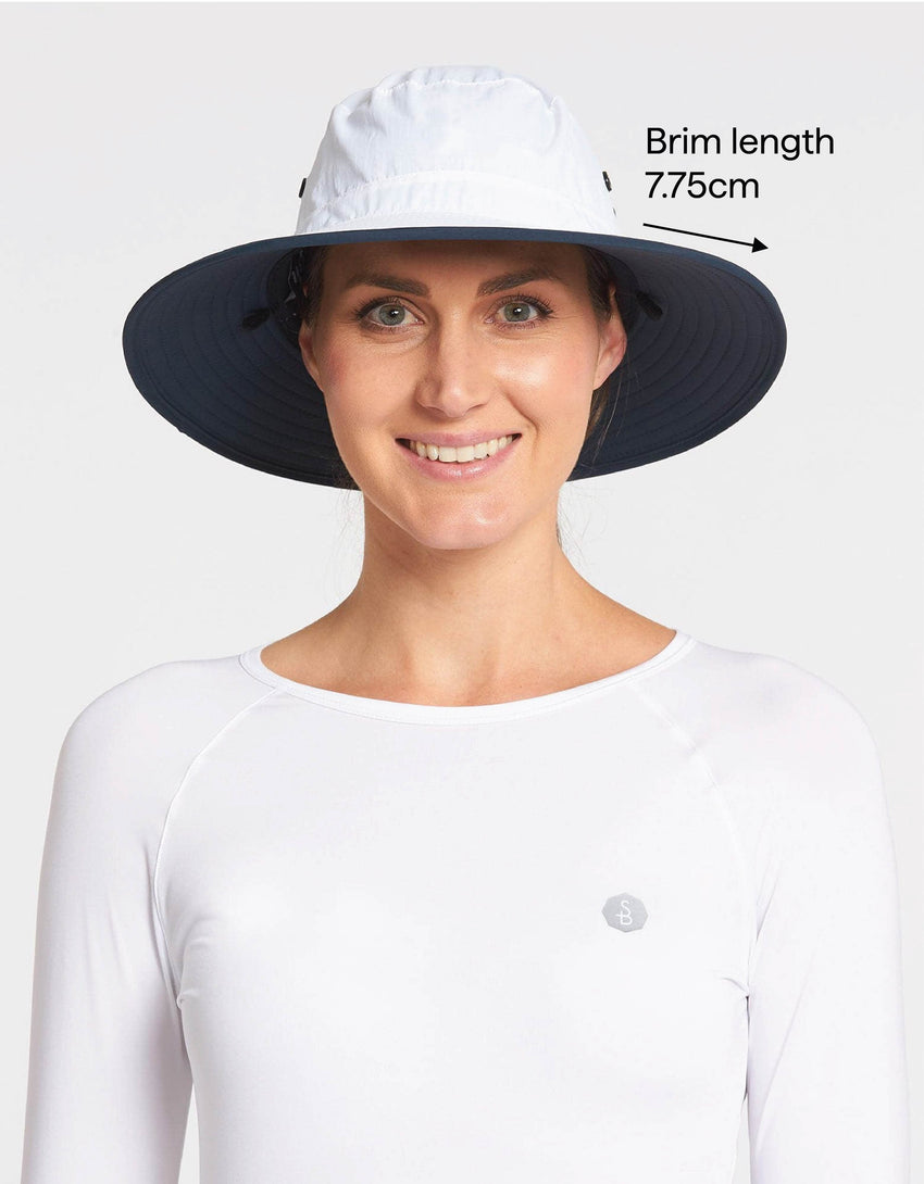 UPF 50+ Sun Protective Broad Brim Sun Hat For Women | Solbari