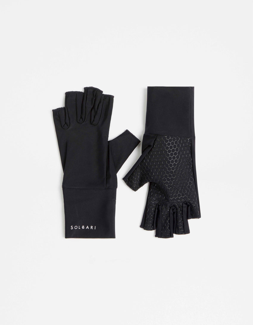 Fingerless Driving Gloves Sun Protection | Men's Sun Protective Gloves