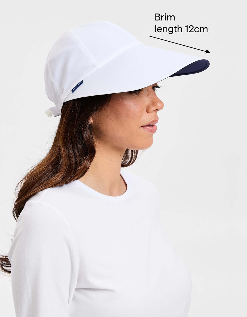 Reversible Ultra Wide Brim Cap, Women's Wide Brim Sun Hat | Solbari UK