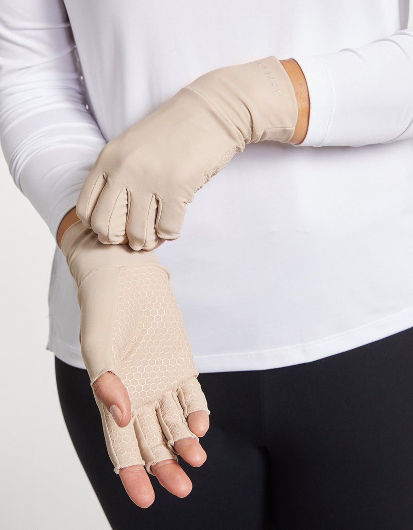 Sun Protection Fingerless Driving Gloves | Womens Sun protection Glove