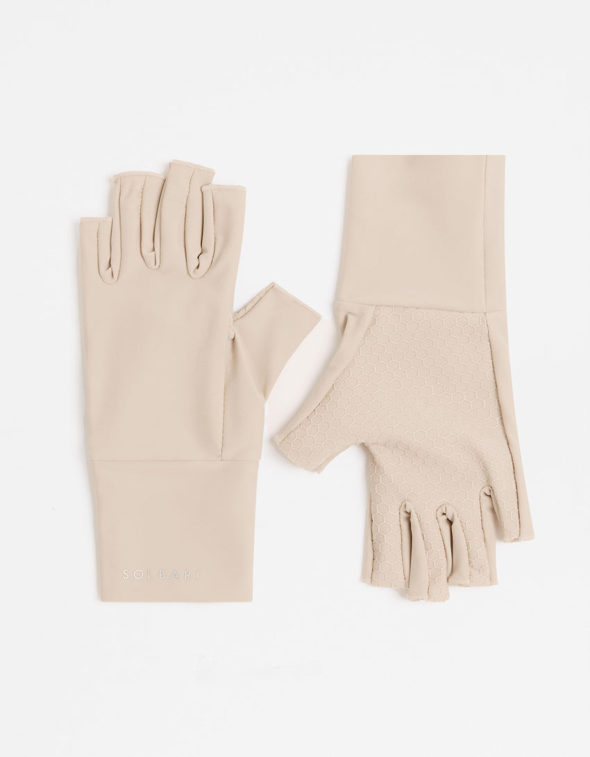 Fingerless Driving Gloves Sun Protection | Men's Sun Protective Gloves