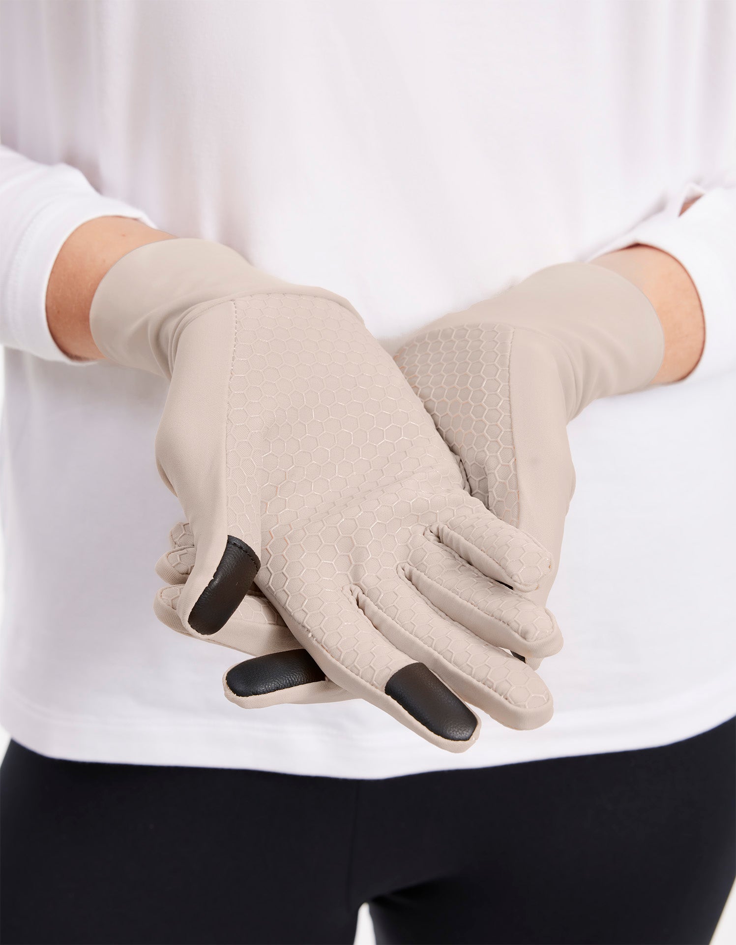 Women's Sun Protection Driving Gloves (gray) Uv Long Sun