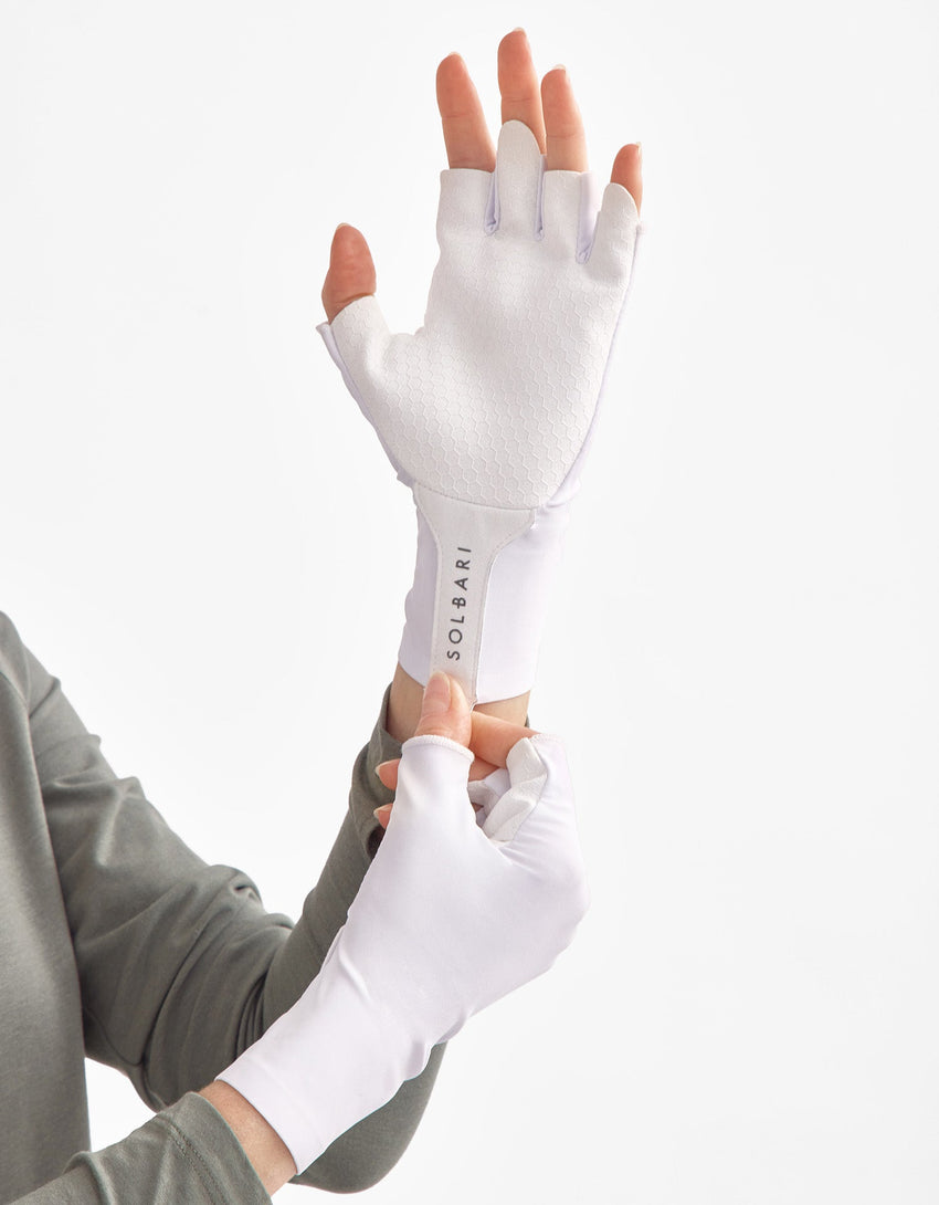 UV Fingerless Sun Gloves UPF 50+