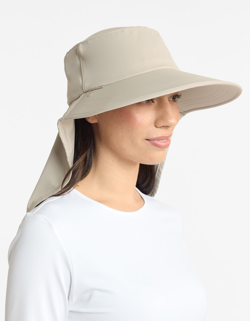 Ultimate Wide Brim Sun Hat with Face Protection UPF 50+ (Legionnaire Style) | Solbari UK