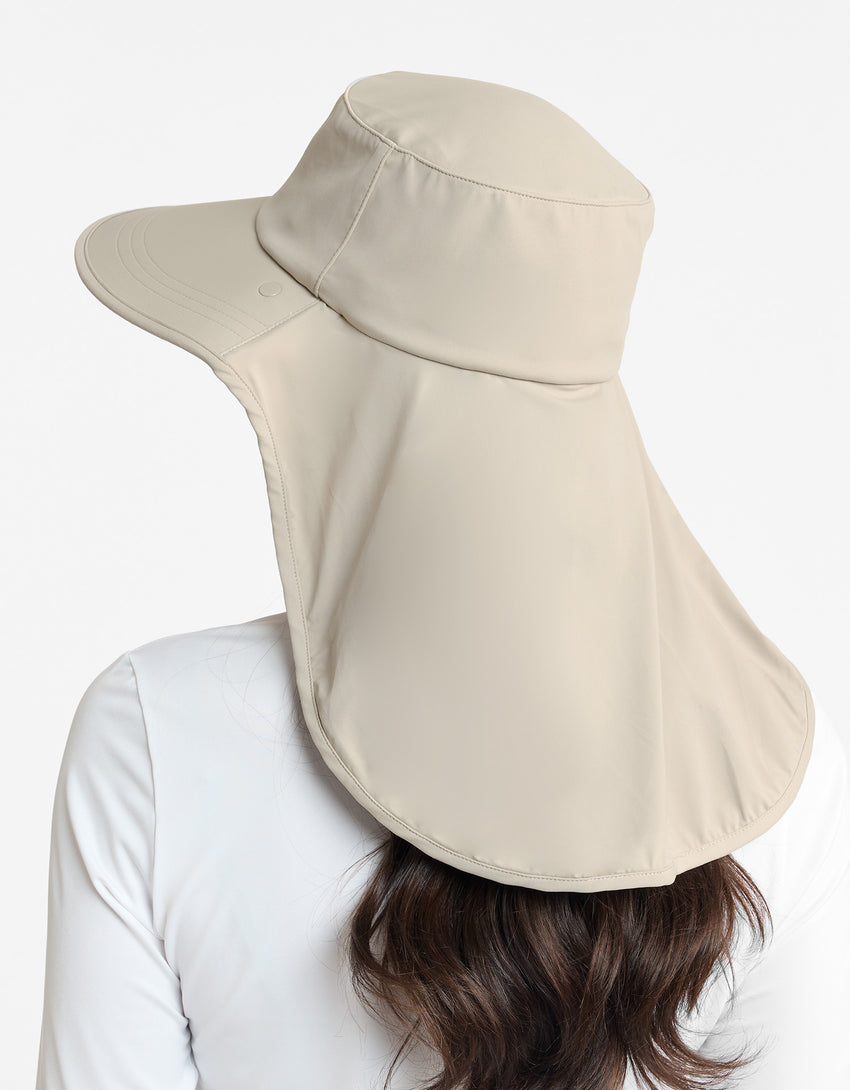 Ultimate Wide Brim Sun Hat with Face Protection UPF 50+ (Legionnaire Style) | Solbari UK