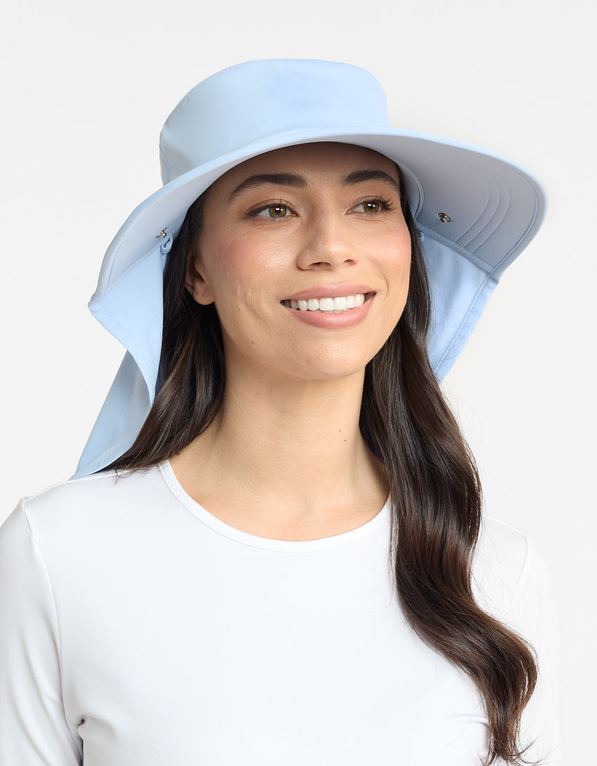 Ultimate Wide Brim Sun Hat with Face Protection UPF 50+ (Legionnaire Style) | Solbari UK