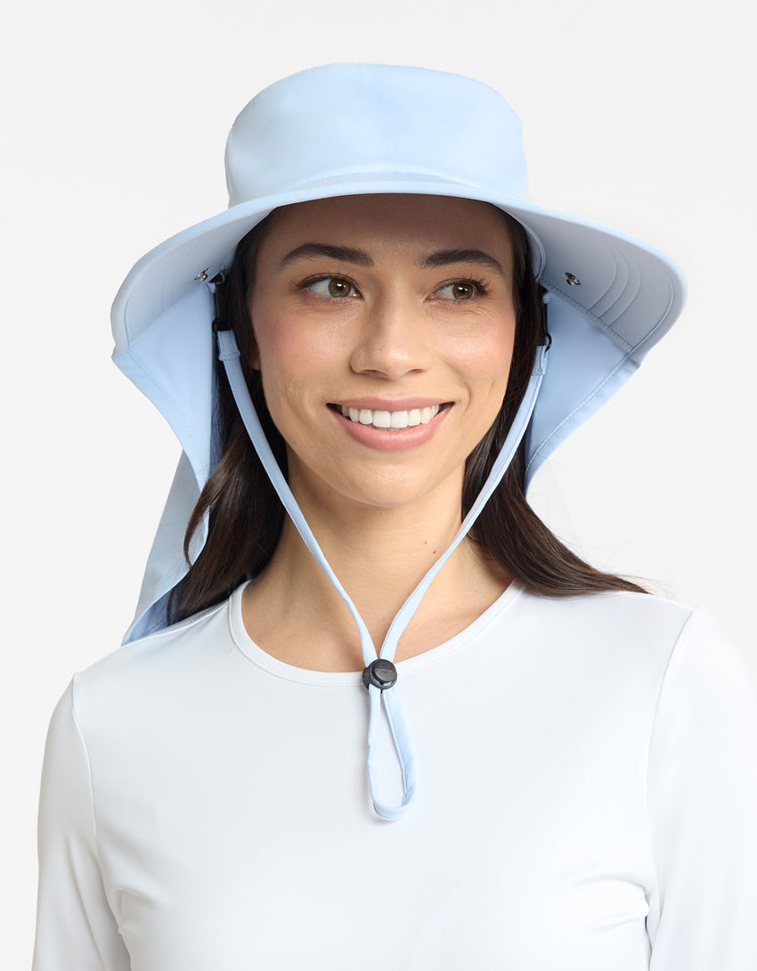 Ultimate Wide Brim Sun Hat with Face Protection UPF 50+ (Legionnaire Style) | Solbari UK