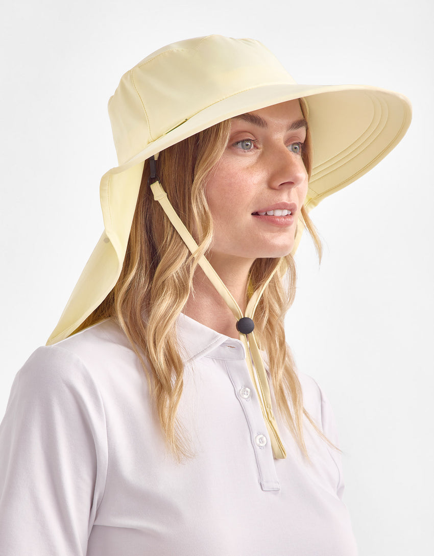 Ultimate Wide Brim Sun Hat with Face Protection UPF 50+ (Legionnaire Style) | Solbari UK