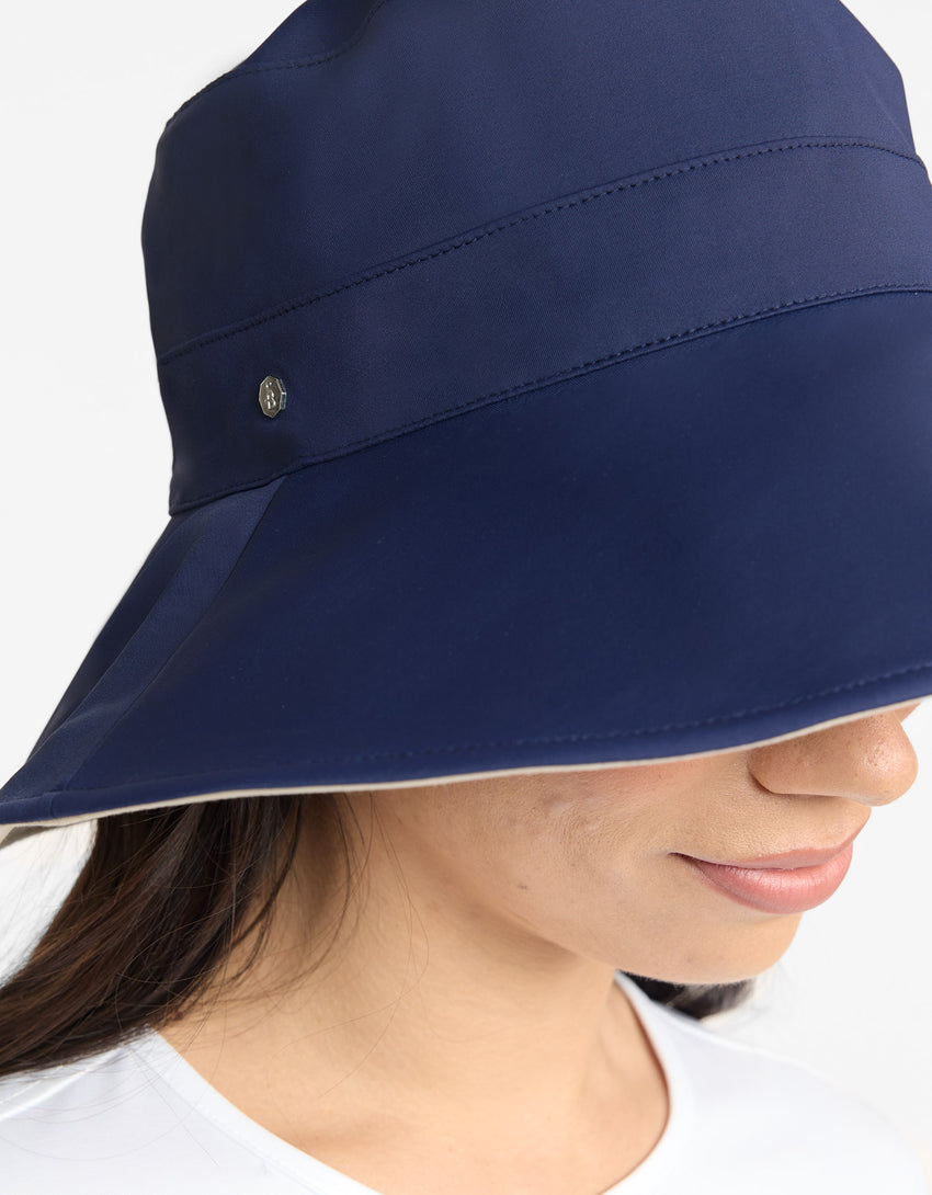 Wide Brim Beach Hat, Women's UV Protection Sun Hat UPF 50+ | Solbari