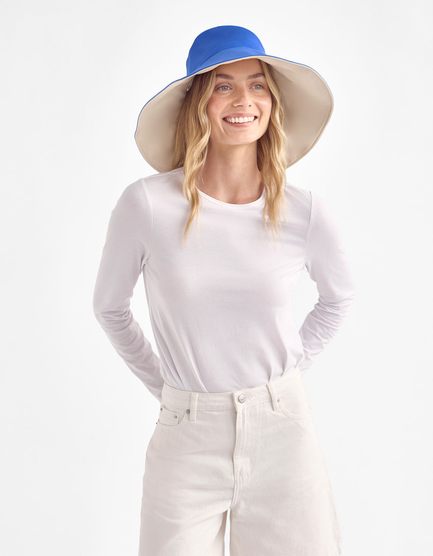 Women's Ultra Wide Brim Hat UPF 50+ | Solbari UK