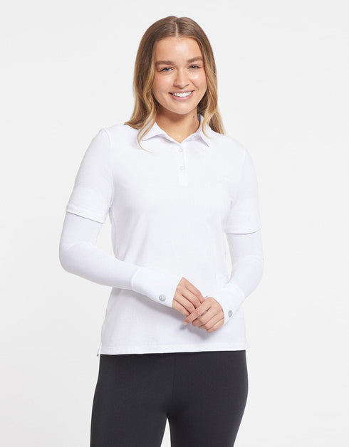 Kyron Fashions Women's Cotton Arm Sleeves (White, Free Size)