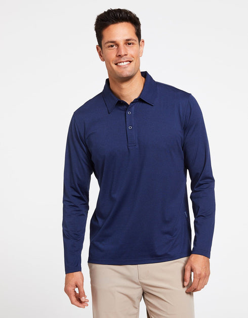 Long Sleeve Polo Shirt UPF 50+